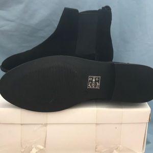 ASOS Shoes - ASOS Black suede ankle boots with stretchy sides ASOS Shoes - ASOS Black suede ankle boots with stretchy sides